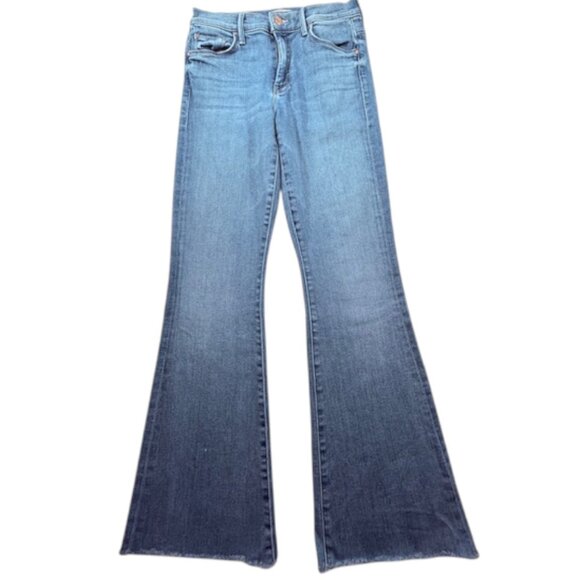 MOTHER Denim - Mother The Weekender Fray Flare Leg Jeans in Groovy Kind of Love  Size 27